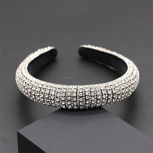 Dcvmvmn Damen Strass Stirnband Kristall Perlen Vintage Haarbänder Zubehör Hairhoop für Party von Dcvmvmn