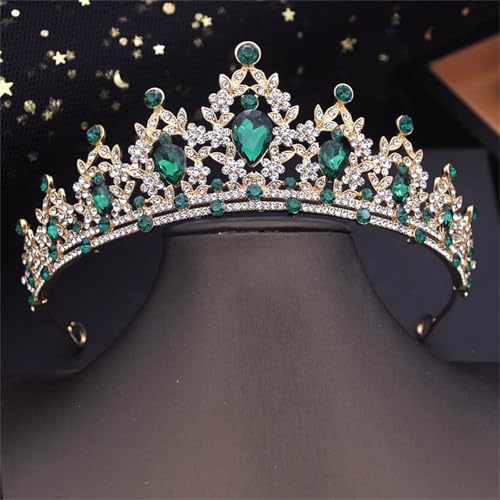 Dcvmvmn Diademe Prinzessin Krone Kopfschmuck Braut Hochzeit Kleid Haar Party Geburtstag Schmuck Zubehör von Dcvmvmn