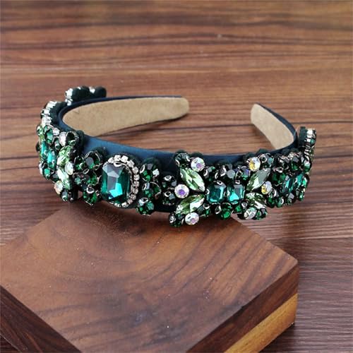 Handgefertigtes Damen-Haarband mit Strasssteinen, Haarschmuck für Mädchen, Accessoire von Dcvmvmn