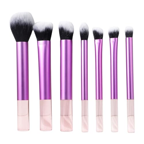 7pcs Make Up Bürsten Set Fundamente Mischen Pinsel Gesichtspulver Pulver Bluecher Concealer Lidschattenkonturen Pinsel Set Werkzeuge Für Frauen Full Kit Kit von Ddujbtp