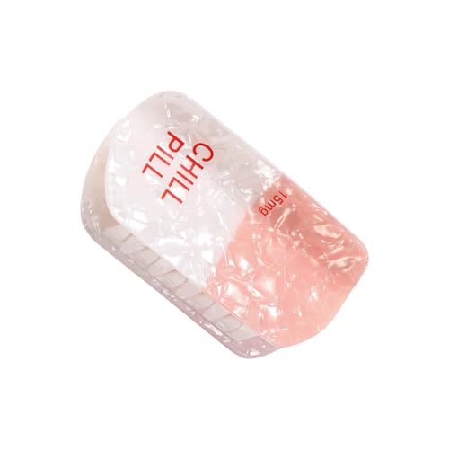 Cartoon-Haarspange, PVC, Haarklammer für Damen, starker Halt, Haarnadeln, Pferdeschwanz-Halter, Zubehör für den täglichen Gebrauch und Partys, Herz-Haarspange für Frauen von Ddujbtp