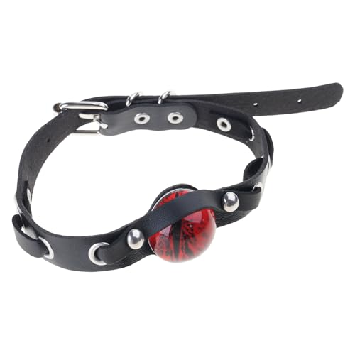 Ddujbtp Auffällige Unisex Choker Punk Styles Weiche PU Leder Kurzkragenkette Einstellbare Länge Halskette Schmuck Für Party Dark Fashion Halskette von Ddujbtp