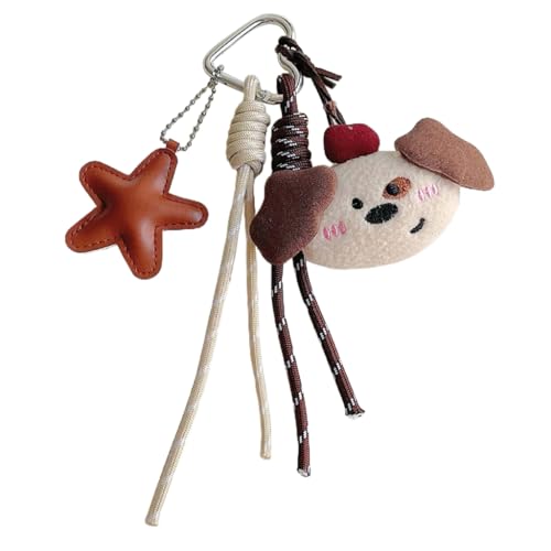 Ddujbtp Cartoon-Plüschbär-Schlüsselanhänger für Damen, Taschenanhänger, niedliches Autozubehör, Geschenktüten, Charm, Schlüsselanhänger, Dekoration, C-Style, Taschen-Organizer von Ddujbtp