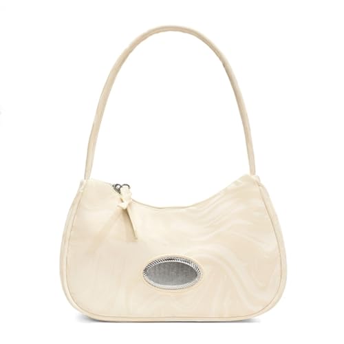 Ddujbtp Damen Achseltasche Canvas Schultertasche Trend Einkaufstasche Ästhetische Handtasche All-Matching Achseltasche für den täglichen Gebrauch von Ddujbtp