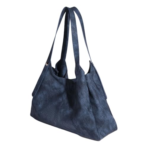 Ddujbtp Damen Achseltasche Retro Handtasche Große Kapazität Schultertasche Mode Unterarmtasche, dunkelblau Ddujbtp Damen Achseltasche Retro Handtasche Große Kapazität Schultertasche Mode Unterarmtasche, dunkelblau von Ddujbtp