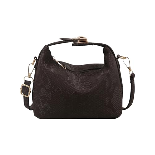 Ddujbtp Damen PU Leder Crossbody Bag Ästhetische Schulter Einfache Handtasche Feste Farbschotter Einkaufsdating Frauen Feste Farbe Schulter Crossbody PU Leder Messenger von Ddujbtp