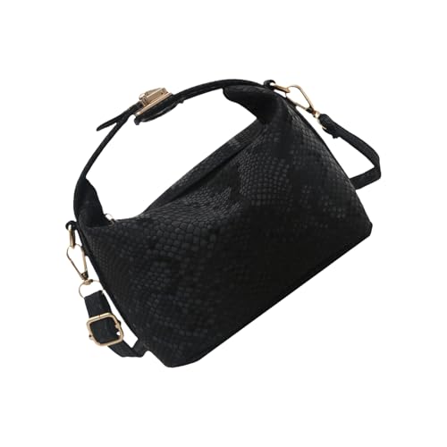 Ddujbtp Damen PU Leder Crossbody Bag Ästhetische Schulter Einfache Handtasche Feste Farbschotter Einkaufsdating Frauen Feste Farbe Schulter Crossbody PU Leder Messenger von Ddujbtp
