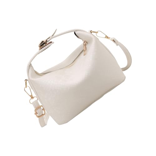 Ddujbtp Damen PU Leder Crossbody Bag Ästhetische Schulter Einfache Handtasche Feste Farbschotter Einkaufsdating Frauen Feste Farbe Schulter Crossbody PU Leder Messenger von Ddujbtp