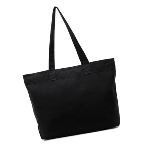 Ddujbtp Damen-Umhängetasche, Nylon, Handtasche, stilvolle Achseltasche, große Kapazität, Einkaufstasche, Studenten, Schultasche für den täglichen Gebrauch, Schwarz , Taschen-Organizer von Ddujbtp