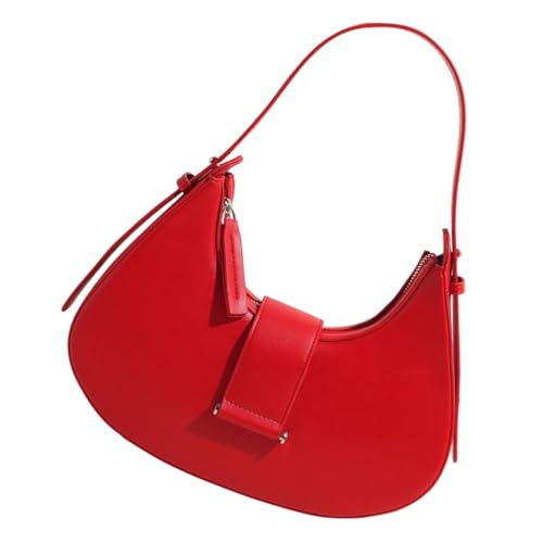 Ddujbtp Damen Unterarmtasche Handtasche Geldbörse All-Matching Achseltasche PU Leder Schultertasche, rot Ddujbtp Damen Unterarmtasche Handtasche Geldbörse All-Matching Achseltasche PU Leder Schultertasche, rot von Ddujbtp