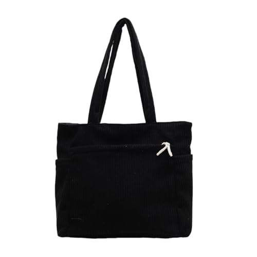 Ddujbtp Damentasche Herbst Winter Achseltasche Große Kapazität Schultertasche Cord Handtasche Casual Einkaufstasche für Alltag von Ddujbtp
