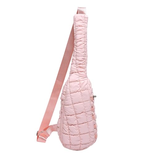 Ddujbtp Einzigartige Umhängetasche aus Nylon mit verstellbarem Riemen, Brusttasche, Umhängetasche für Reisen und den täglichen Gebrauch, rose, Taschen-Organizer von Ddujbtp