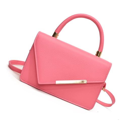 Ddujbtp Elegante Damen-Umhängetasche aus PU-Leder, kleine Crossbody-Tasche mit verstellbarem Riemen und Tragegriff oben, rose, Taschen-Organizer Ddujbtp Elegante Damen-Umhängetasche aus PU-Leder, kleine Crossbody-Tasche mit verstellbarem Riemen und Tragegriff oben, rose, Taschen-Organizer von Ddujbtp