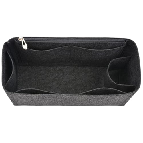 Ddujbtp Filz-Handtaschen-Organizer, mehrere Taschen, Geldbörseneinsatz für Schultertasche, Innentasche mit Reißverschluss Ddujbtp Filz-Handtaschen-Organizer, mehrere Taschen, Geldbörseneinsatz für Schultertasche, Innentasche mit Reißverschluss von Ddujbtp