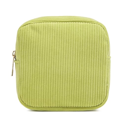 Ddujbtp Frauen Cord Cord Münzen Geldbeutel Make Up Beutel Kosmetische Beutel Reißverschluss Pocket Toiltiger Organizer Ohrhörer Organizer Hülle Make Up Aufbewahrungstasche von Ddujbtp