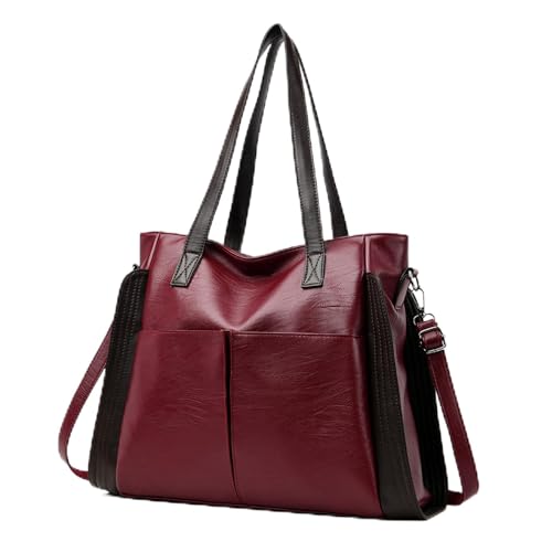 Ddujbtp Frauen Mit Leder Aus Taschen Tasche Tasche Handtaschen Taschenlatchelversuchbeutel Trendy Leder Crossbody Bags Messengers Bag Top Satchel Handtaschen Geldbörsen von Ddujbtp