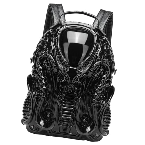 Ddujbtp Frauen Rucksack Vorhersage Handtasche Xenomorph Geformt Halloween Mann Neuheit Reisen von Ddujbtp