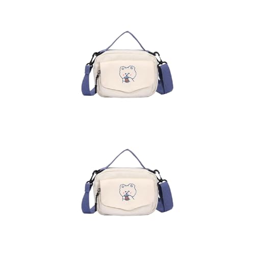 Ddujbtp Ita Bag Umhängetaschen Frauen Japanische Canvas Kleine Handtasche Mädchen Crossbody Itabag Japanische Crossbody Tasche Klein von Ddujbtp