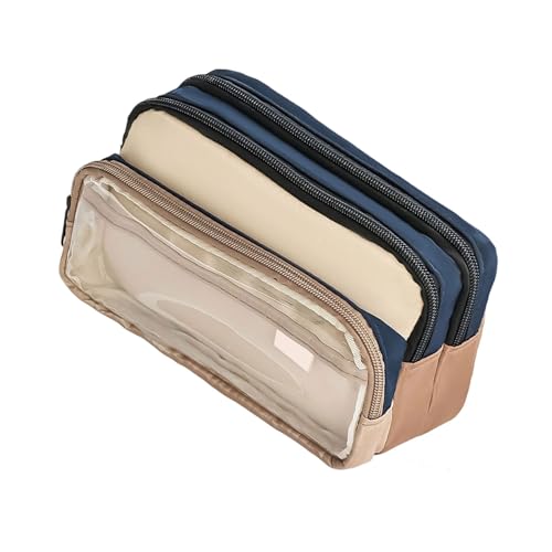 Ddujbtp Kontrastfarbe Bleistift Hülle Klare Stifte Tasche Große Kapazität Stift Japanische Styles Stifte Beutel Großer Kapazität Clear Ästhetische von Ddujbtp