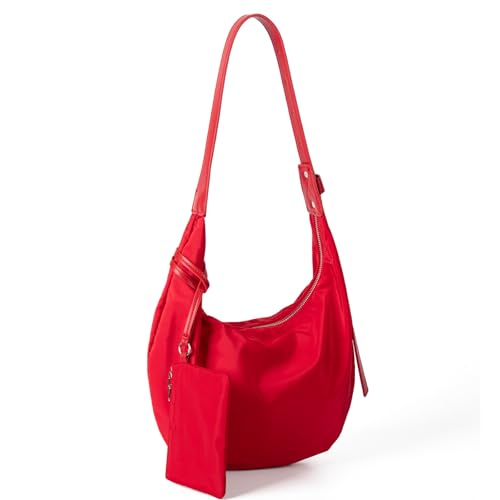 Ddujbtp Koreanische Stile Unterarmtasche Leicht Nylon Schulter Mode Crossbody Geldbörse Für Frauen Pendler Essentielles Mehrzweck Nylon Schulter von Ddujbtp