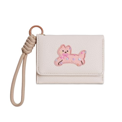 Ddujbtp Leichte Tierliebhaber Brieftasche PU Leder Konstruktionskartenhalter Tragbare Münzbriefe Easy Grip Lanyard Cats Themeed Wallet Wallet von Ddujbtp