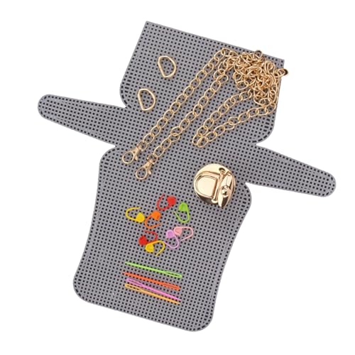 Ddujbtp Mesh Acrylcannschildblätter Rechteckiges Set Zum Nähen Von Crossbody Bag Geldbörsen Stickerei Making Accessoires Kits Mesh Acryl Leinwand Für Beutel Geldbörse von Ddujbtp