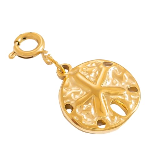 Ddujbtp Mode Seestarfishes Muschelbikinien Accessoires Für Handwerksliebhaber Und Badeanzug Mit Wasserdichten Materialien Edelstahlanhänger von Ddujbtp