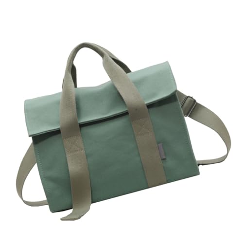 Ddujbtp Modische Canvas-Tasche für Damen, große Schultertaschen, Handtaschen, lässige Umhängetasche, Geldbörse, für Arbeit und Reisen, lichtgrün, Taschen-Organizer von Ddujbtp