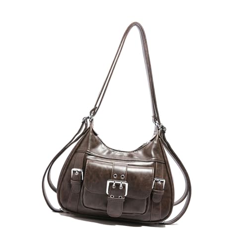 Ddujbtp Modischer Rucksack Retro PU Handtasche Schultertasche für Freizeit und Abschlussball Anlass, coffee Ddujbtp Modischer Rucksack Retro PU Handtasche Schultertasche für Freizeit und Abschlussball Anlass, coffee von Ddujbtp