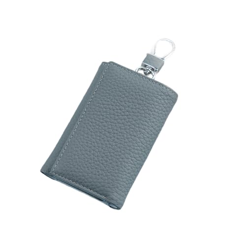 Ddujbtp Multifunktionaler Schlüsselhalter Geldbörse PU-Leder Münzbörse für Damen und Herren Kartenetui mit Schlüsselclip für den täglichen Gebrauch, blau, Taschen-Organizer von Ddujbtp