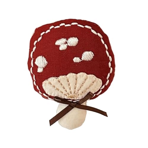 Ddujbtp Niedlicher Cartoon-Kaninchen-Pilz-Anhänger aus Plüsch, Ornament, Tasche, Zubehör, Weihnachtsdekoration für Taschen und tägliche Outfits, Pilz-Brosche, Taschen-Organizer von Ddujbtp