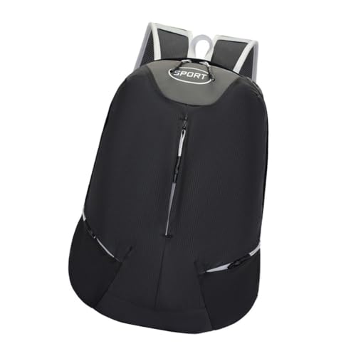 Ddujbtp Outdoor Rucksack aus wasserabweisendem Nylon mit geräumigen Fächern, Schwarz , Taschen-Organizer von Ddujbtp