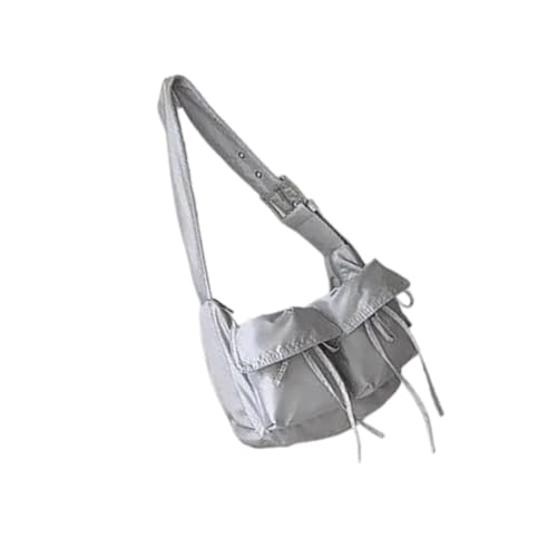 Ddujbtp Retro Canvas Messenger Bag Large Book Laptop Shoulder Bag for Women Men Large Crossbody Bag with Multiple Pockets, grau, Taschen-Organizer von Ddujbtp