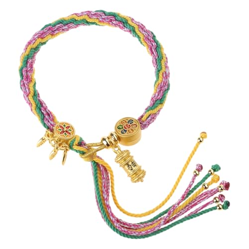 Ddujbtp Robte Baumwolltibetan Stile Gewebtes Armband Accessoire Für Frauen Suchen Glück Und Schützend In Modischen Multiple Farb Mode Accessoires von Ddujbtp