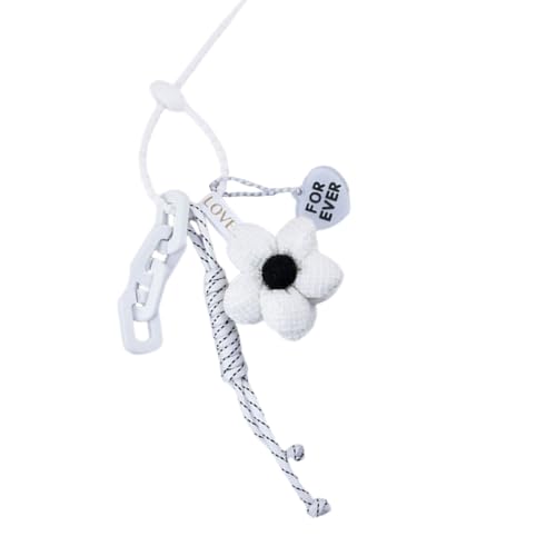 Ddujbtp Schlüsselanhänger mit Blumenmuster, für stilvolle Frauen, leichtes und praktisches Accessoire, Blumenanhänger, Schlüsselhalter, Q1690 6, Taschen-Organizer von Ddujbtp