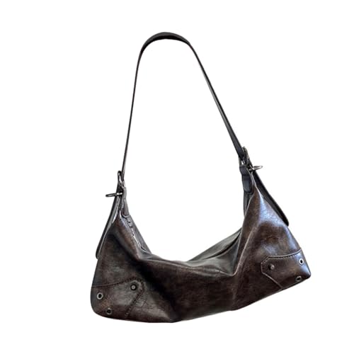 Ddujbtp Stilvolle Unterarmtasche aus PU-Leder für Damen, die einen einfachen, aber trendigen Look suchen, geeignet für jeden Anlass von Ddujbtp