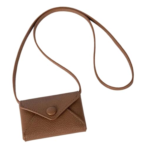 Ddujbtp Stilvolle koreanische Design Mini Crossbody Tasche Münzgeldbörse Damen Lippenstift Tasche Reise Kartenhalter für Modepersonen, khaki, Taschen-Organizer von Ddujbtp