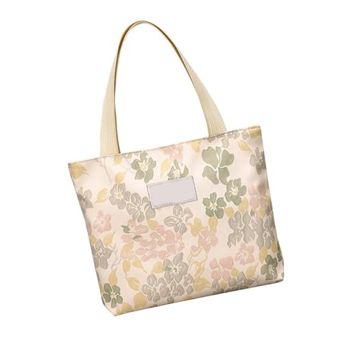 Ddujbtp Stylish Floraldrucke Leinwandtasche Für Frauen Geräumiges Design Mit Breit Gurtfreundlichem Raffin von Ddujbtp
