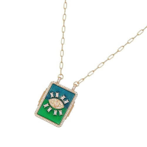 Ddujbtp Trendy Bunte Baumwollseil Halskette Mit Peppers Devil Eye Charm Für Frauen Robust von Ddujbtp