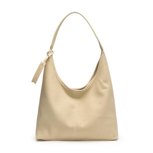 Ddujbtp Unterarmtasche für Damen, stilvolle Schultertasche, trendige, lässige Tasche, Handtasche, für Arbeit, Einkaufen und den täglichen Gebrauch, beige, Taschen-Organizer von Ddujbtp