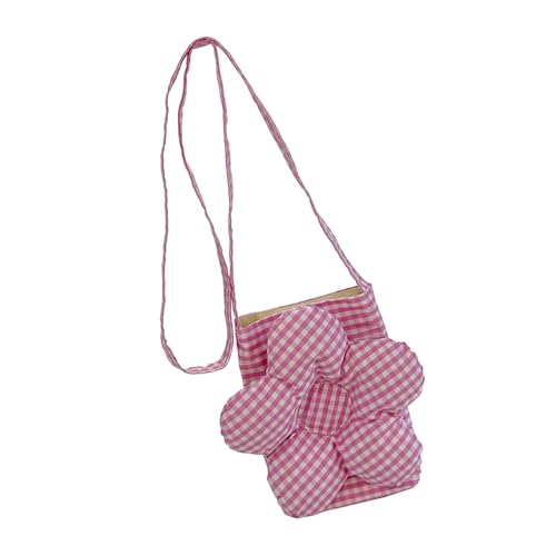 Ddujbtp Verstellbarer Crossbody Geldbörse Blumenprüfboard Design Geräumiger Umhängetaschen Freundlicher Stofftasche Für Wmen Girls Atmungsable Stoff Umhängetasche Pendel von Ddujbtp