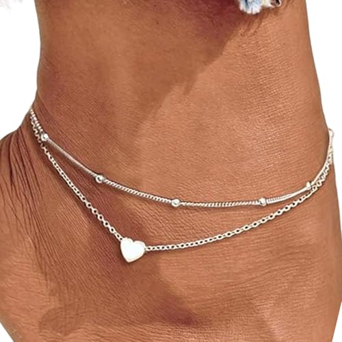 Ddujbtp Verstellbares Schicht Fußkettchenschmuck Für Frauen Mehrschichtiger Knöchelarmband Schmuckschmuck Accessoires Wasserdichte Verstellbare Knöchelarmband Frauen von Ddujbtp