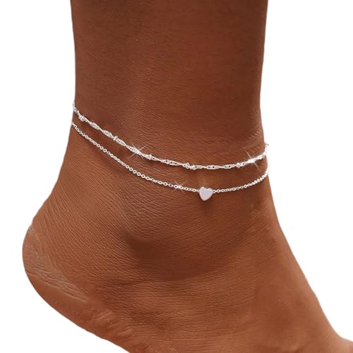 Ddujbtp Verstellbares Schicht Fußkettchenschmuck Für Frauen Mehrschichtiger Knöchelarmband Schmuckschmuck Accessoires Wasserdichte Verstellbare Knöchelarmband Frauen von Ddujbtp