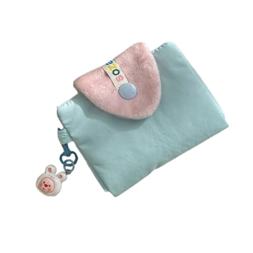 Ddujbtp Weiche Cartoon-Tasche für Kopfhörer und Münzgeldbörse, praktische Lippenstift-Aufbewahrungstasche für Mode-Enthusiasten und Studenten, himmelblau, Taschen-Organizer Ddujbtp Weiche Cartoon-Tasche für Kopfhörer und Münzgeldbörse, praktische Lippenstift-Aufbewahrungstasche für Mode-Enthusiasten und Studenten, himmelblau, Taschen-Organizer von Ddujbtp