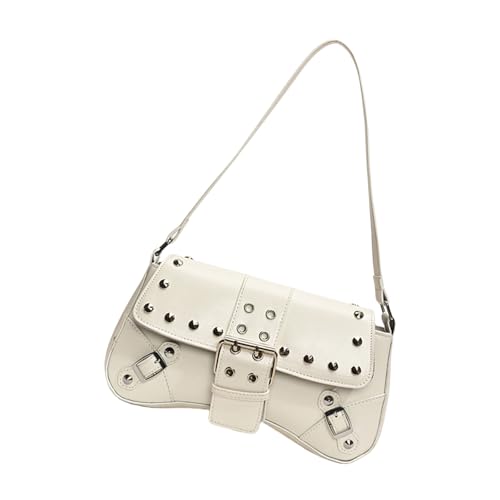 Ddujbtp Women Aberarm Bag Retro Handtasche Allzugemachte Achselhöhlen Mode Schulter Mit Schnallen Winter Pendeln Frauen Retro Achsel Achsel von Ddujbtp