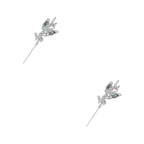 Elegante Schmetterlingsstollen Ohrringe Mit Stilvollen Strasssteinen Für Modische Frauen Suchen Einzigartige Stile Und Komfortable Verschleiß Statement Ohrmanschetten von Ddujbtp