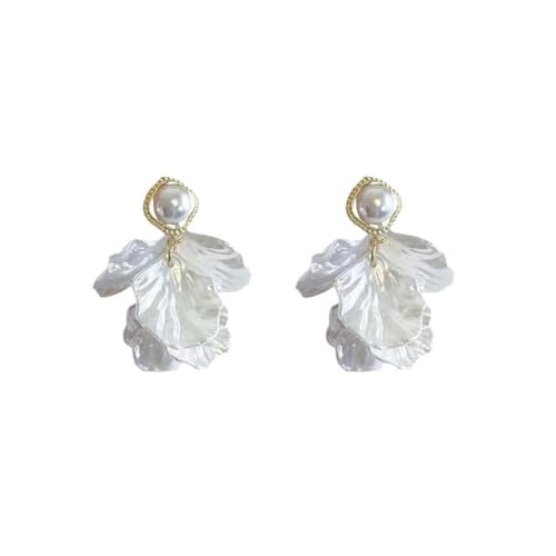 Fashionabe Blumenform Stollen Ohrringe Mode Ohrschmuck Gemischte Materialien Für Tägliche Und Feiern Sie Alle Anlässe Retro Perlen Drop Ohrringe von Ddujbtp