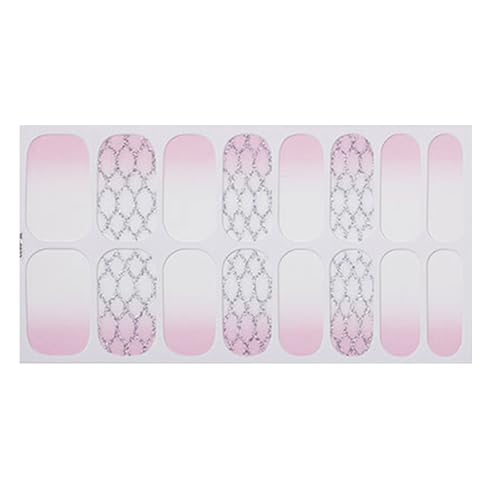 Gele Nägel Streifen Glitzernde Gele Nägel Aufkleber Blumen Kunst Aufkleber Polish Wraps French Tip Blumen Nagelstreifen French Tip Nail von Ddujbtp