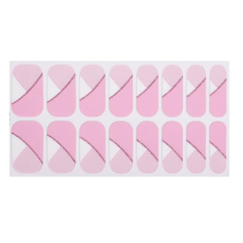 Gele Nägel Streifen Glitzernde Gele Nägel Aufkleber Blumen Kunst Aufkleber Polish Wraps French Tip Blumen Nagelstreifen French Tip Nail von Ddujbtp