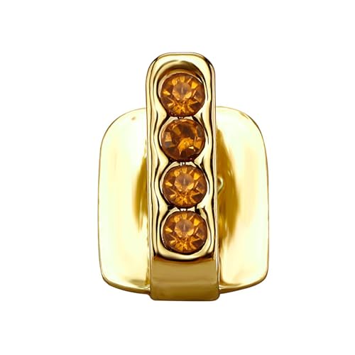 Ddujbtp Hip Hop Inspirierte Hohlzahn Grillzs Einzigartige Hip Hop Zahnkappen Accessoire Mit Funkelnden Diamanten Für Männer Und Frauen Single Vertikale Stabspeicher von Ddujbtp